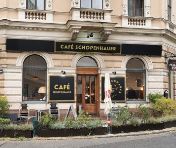 Frühstück im Café Schopenhauer in Wien