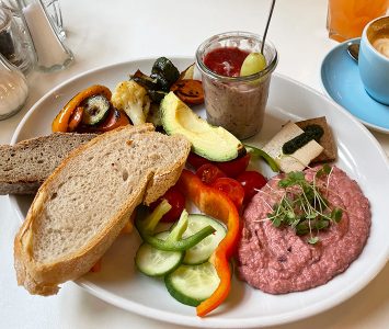 Frühstück im Himmelblau in Wien